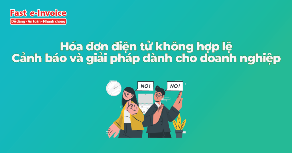 Hóa đơn điện tử không hợp lệ